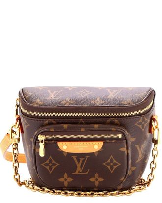 Louis Vuitton Brown Monogram Canvas Bum Bag Mini (Authentic Pre-Loved)