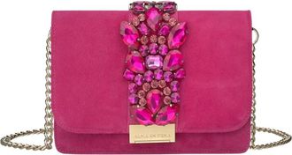 Alma En Pena Juweel schoudertas - Dames - Schoudertassen - Roze - ONE Size - Tassen