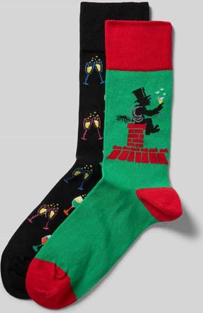 Christian Berg Socken mit geripptem Abschluss in Hellgruen, Größe 39/42