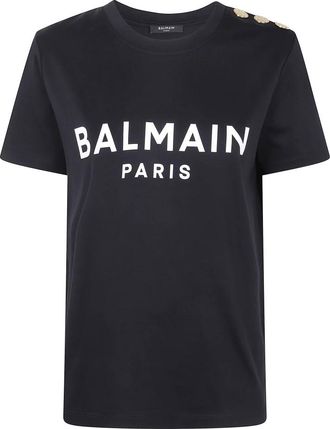 Balmain Mujer, Camisetas, Negro, Talla: S