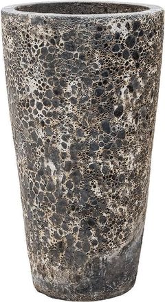 Baq Grosser, hochwertiger In-/Outdoor Blumentopf Lava Partner Straight ø 46/ H 85 cm - Black