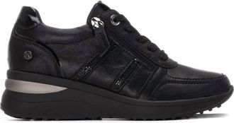 Xti Womens 144407 Round Toe Sneakers In Black