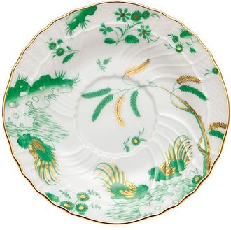 Ginori 1735 Oro Di Doccia Giada Tea Saucer, Vecchio Ginori Shape