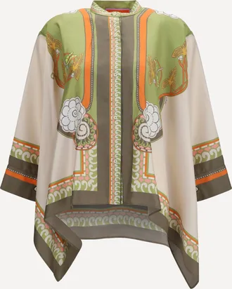 La DoubleJ Printed silk scarf Shirt Female S