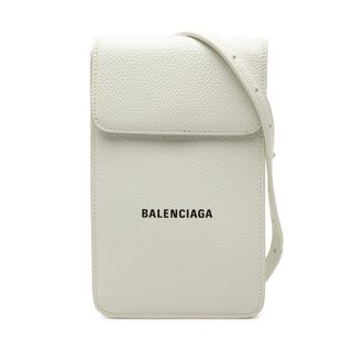 Balenciaga Tweedehands Leren Cash- en Kaart Houder