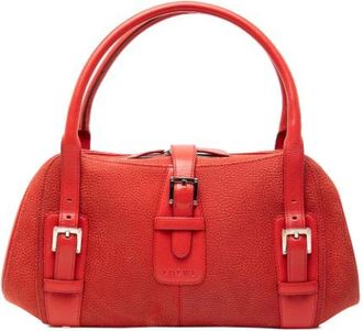 Loewe Pre-owned Handbags, female, Red, Size: ONE SIZE Pre-owned Handbag