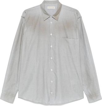 Paura Erzin Oversized Shirt - Heren - Casual Overhemden - Groen - L - Katoen - Overhemden