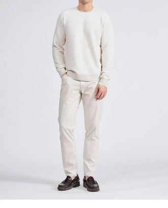Rag & Bone Harvey Stripe Long Sleeve Tee In Chalk