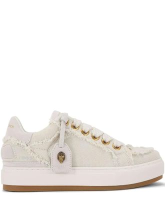Kurt Geiger Southbank Tag sneakers - women - Suede/Denim/Fabric/Rubber - 40 - White