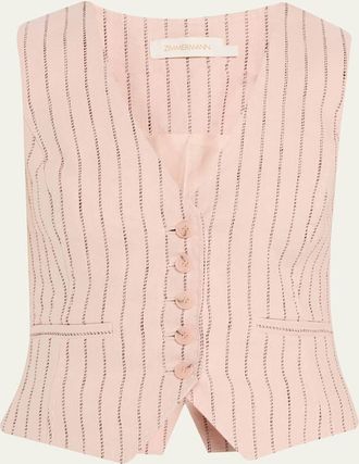 Zimmermann Alchemy Linen Waistcoat