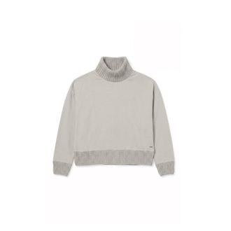 Freddy Felpa donna comfort con collo alto e dettagli in tricot