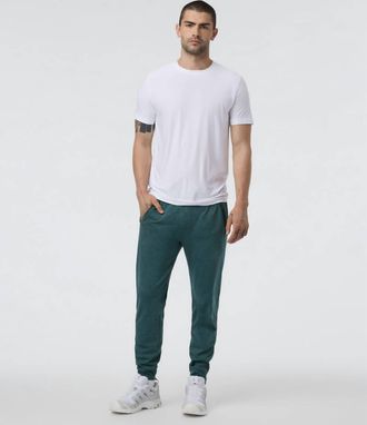 Vuori Clothing Ponto Performance Jogger Pant In Deep Sea Heather