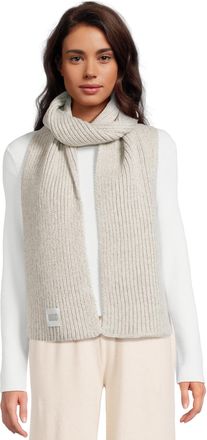 UGG womens Chunky Rib Scarf, Light Grey, One Size