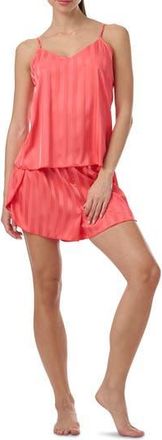 Splendid Satin Cami Short Pajamas in Deep Sea Coral at Nordstrom Rack, Size X-Small