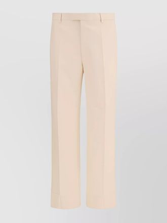 Valentino wool straight-leg tailored trousers