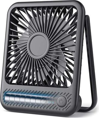 OEM Ventilador Oscilante Autom&aacute;tico Crezuo De 6,5 Pulgadas, Bater&iacute;a De 4000 Mah, 4 Velocidades, Tecnolog&iacute;a Silenciosa, Ventilador De Escritorio Usb Para E