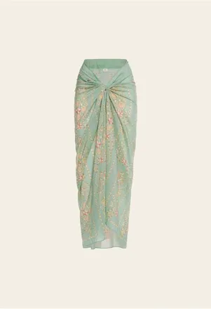 Agua Bendita Lavanda Playa Pareo Midi in Green at Nordstrom