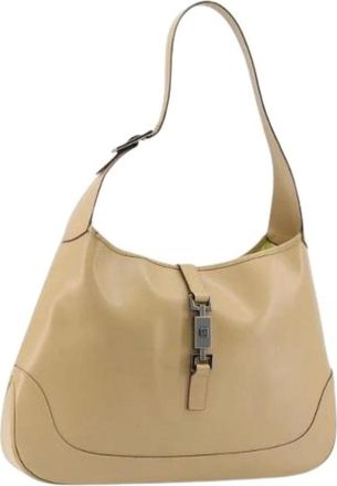 Gucci Pre-owned Shoulder Bags, female, Beige, Size: ONE SIZE Pre-owned Vintage Shoulder Bag