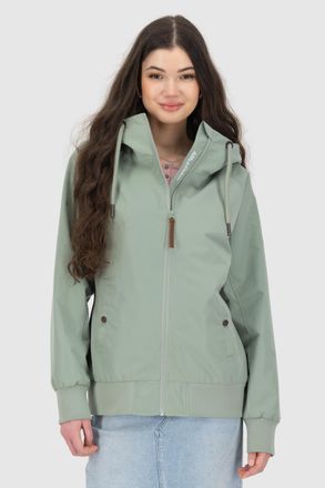 Alife And Kickin Outdoorjacke ALIFE & KICKIN RenitaAKA, Damen, Gr. XXL, alpine frost, Web, Obermaterial: 100% Polyester, unifarben, bequem normal, ohne Ausschnitt, Jac