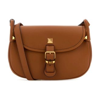 Valentino Garavani Shoulder Bags, female, Brown, Size: ONE SIZE Flaneuse Crossbody Bag