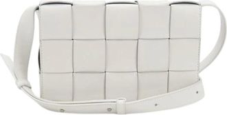 Bottega Veneta Pre-owned Cross Body Bags, female, White, Size: ONE SIZE Pre-owned Vintage Shoulder Bag