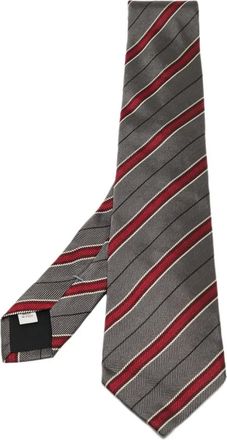 Valentino Garavani Cravatta a righe - Grigio