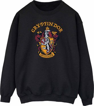 Harry Potter Dames/Dames Gryffindor Sweatshirt (Zwart)