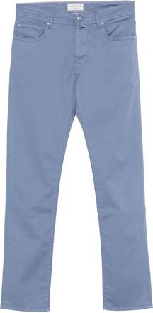 Jacob Cohen Mens Cotton Blend Slim Trousers