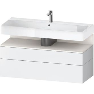 Duravit Duravit - Qatego Mueble Bajo Lavabo, 1 Extra&iacute;ble Y 1 Caj&oacute;n