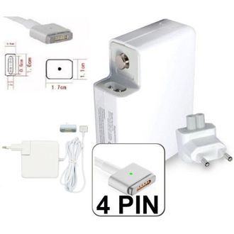 Trade Shop Trade Shop - Fuente De Alimentaci&oacute;n 60w Compatible Con Port&aacute;til Magsafe 2 Macbook Pro Retina 13 4 Pines