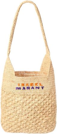 Isabel Marant Logo Raffia Tote