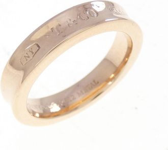 Tiffany & Co. Bronze Gold Silver Band Ring (Pre-Owned)