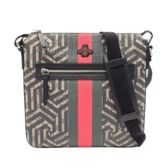 Gucci Vintage, unisex, Veelkleurig, ONE Size, Leer, Pre-owned Vintage Canvas Shoulder Bag