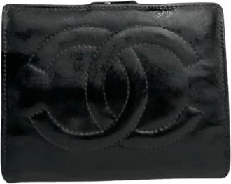 Chanel Pre-owned Timeless Classique Portemonnee - Dames - Vintage Accessoires - Zwart - ONE Size - Leer - Vintage