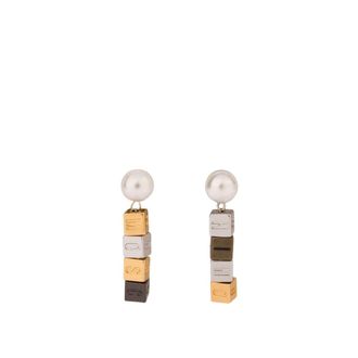Moschino Drop Earrings - Dames - Oorbellen - Veelkleurig - ONE Size - Accessoires