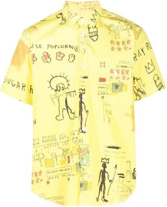 Junya Watanabe Illustration Print Cotton Shirt