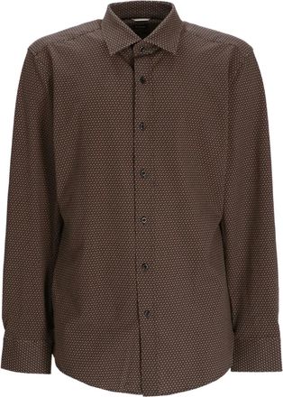 BOSS T-shirt in cotone con stampa geometrica - Toni neutri