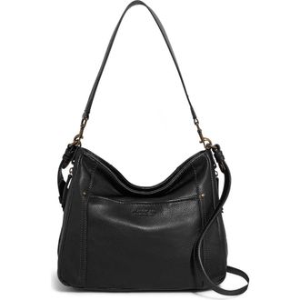 American Leather Co. Austin Convertible Leather Shoulder Bag in Black at Nordstrom Rack