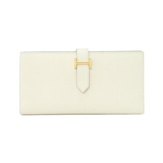 Herm&egrave;s White Epsom Leather Wallet (Bi-Fold) (Pre-Owned)