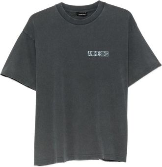 Anine Bing Cade Logo-print Cotton T-shirt