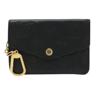 Louis Vuitton Pre-owned Wallets, female, Black, Size: ONE SIZE Pre-owned Monogram Empreinte Coin Case