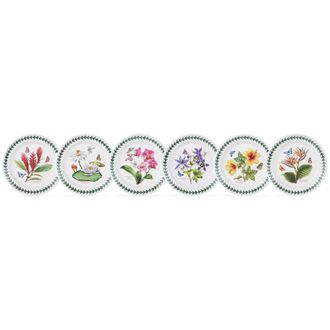 Portmeirion Set of 6 Exotic Botanic Garden Plates
