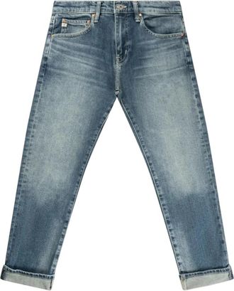 AG - Adriano Goldschmied boyfriend denim jeans - Dames - Slim Fit Jeans - Blauw - W27 - Denim - Jeans
