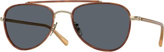 Oliver Peoples OV1372ST Sacoye 5035R5 Mens Sunglasses Gold Size 52