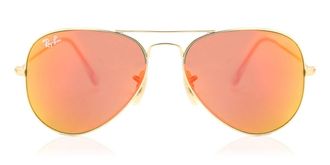 Ray-Ban RB3025 Aviator Flash Lenses 112/69 Mens Sunglasses Gold Size 58