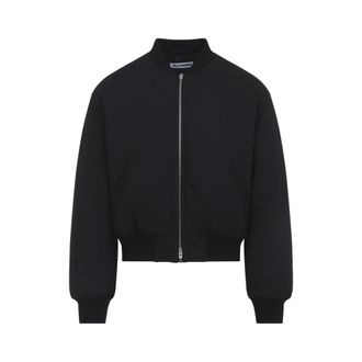 Jil Sander Black Regular Bomber Jacket