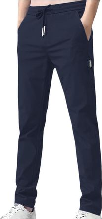 Generic Fleece Lined Trousers Men Drawstring Elasticated Waist Tracksuit Bottoms with Pockets Mens Joggers Casual Thermal Warm Winter Clothes (UK, Alpha, L, R