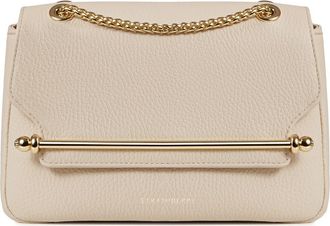 Strathberry Mini Soft Leather East/West Shoulder Bag in Oat at Nordstrom
