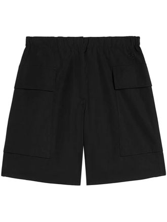 Jil Sander cotton shorts - Black