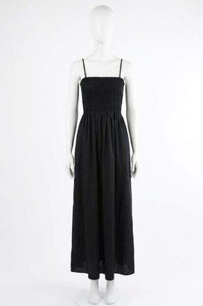Z Supply Cornelia Poplin Midi Dress In Black